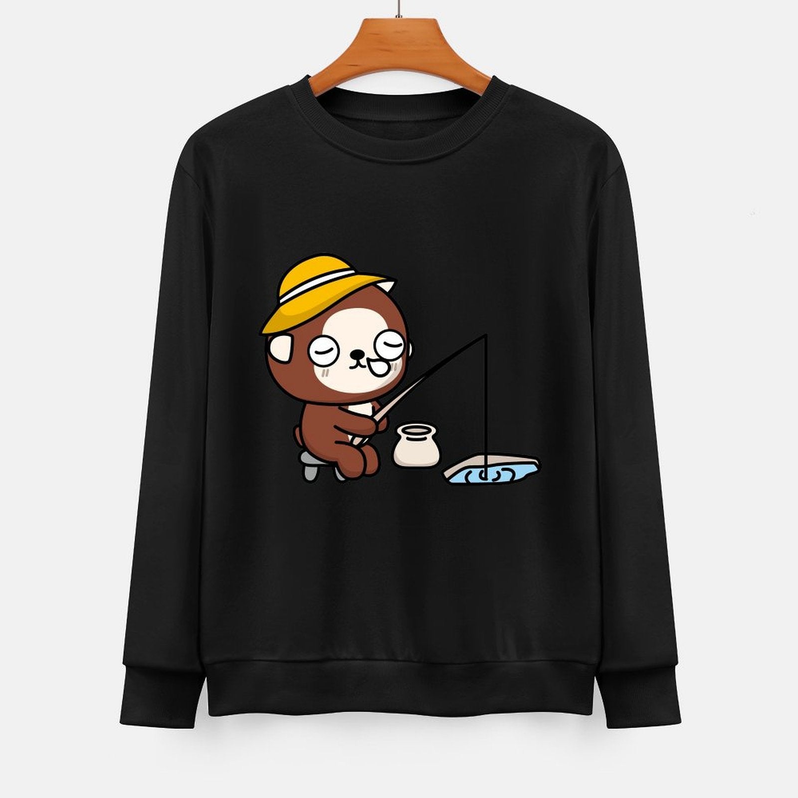 Front Patterned Long Sleeve TopPremiumSeries Soft-Touch